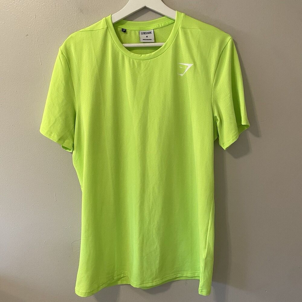 Gymshark Hi Vis Arrival T shirt Sz M Running Gym